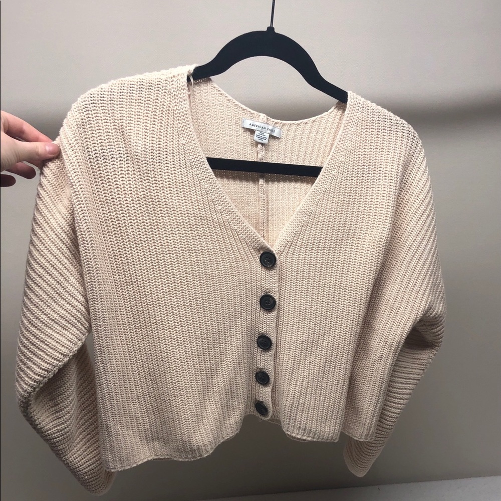 American Eagle cropped button up cardian XS/S